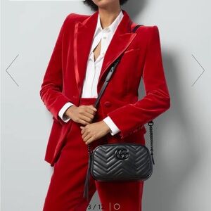 Black Gucci Marmont Small Shoulder Bag